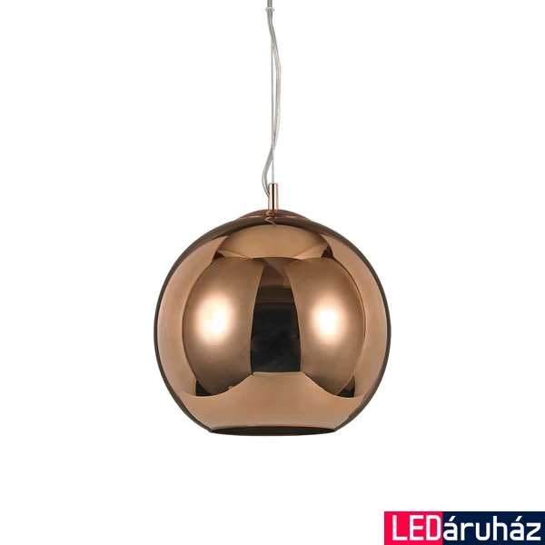 IDEAL LUX NEMO függesztett lámpa E27 foglalattal, max. 60W, 30 cm átmérő, réz 111902