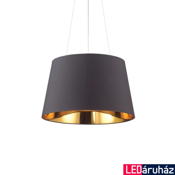 IDEAL LUX NORDIK függesztett lámpa 4 db. E27 foglalattal, max. 4x60W, 50 cm átmérő, fekete 161648