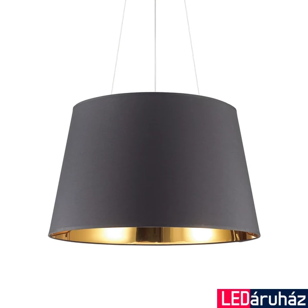 IDEAL LUX NORDIK függesztett lámpa 6 db. E27 foglalattal, max. 6x60W, 60 cm átmérő, fekete 161662