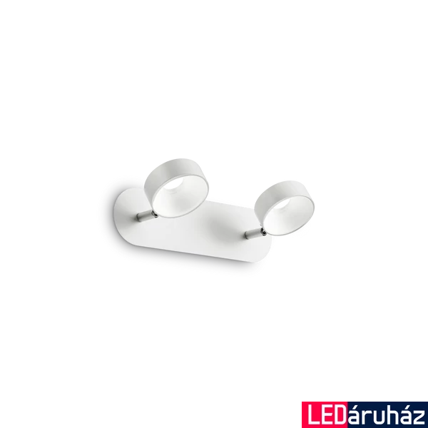 IDEAL LUX OBY fali lámpa, 3000K melegfehér, 810 lm, 12W, beépített LED, fehér, 196695