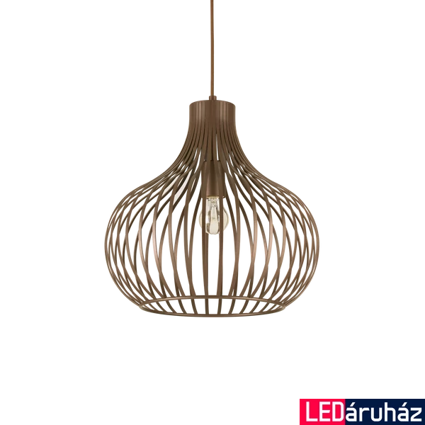 IDEAL LUX ONION 1 ágú függeszték, max. 1x60W, E27 foglalattal, barna, 205298
