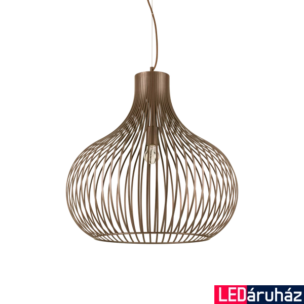 IDEAL LUX ONION 1 ágú függeszték, max. 1x60W, E27 foglalattal, barna, 205311