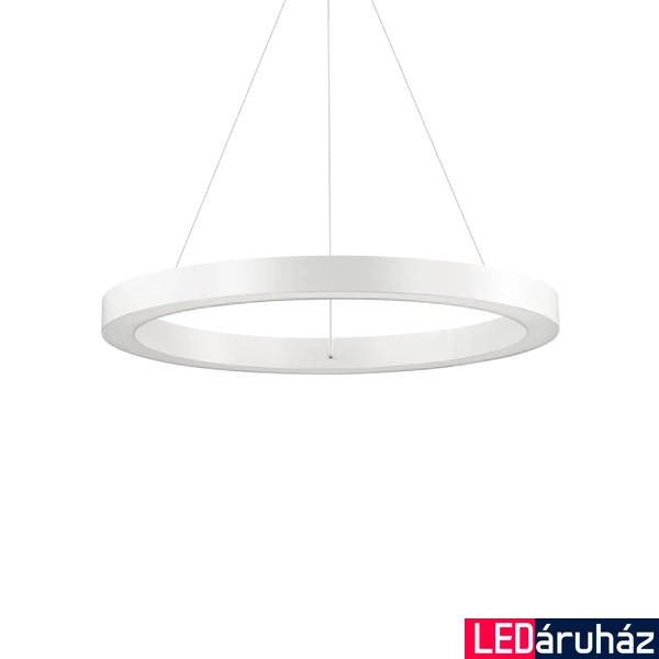IDEAL LUX ORACLE 1 ágú függeszték, 3000K melegfehér, 2500 lm, 38W, beépített LED, fehér, 211398