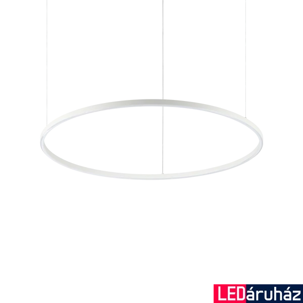 IDEAL LUX ORACLE SLIM 1 ágú függeszték, 3000K melegfehér, 3000 lm, 48W, beépített LED, fekete, 229508