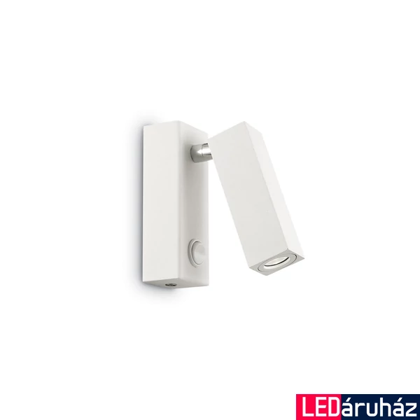 IDEAL LUX PAGE fali lámpa, beépített LED, 3W, 210 lm, 3000K melegfehér, 4x11 cm, fehér 142258