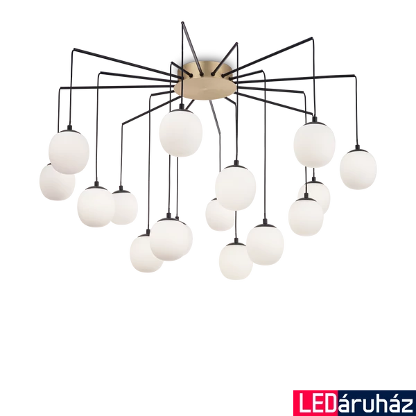 IDEAL LUX RHAPSODY több ágú függeszték, max. 16x28W, G9 foglalattal, réz, 236964