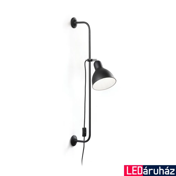 IDEAL LUX SHOWER fali lámpa E27 foglalattal, max. 60W, 89x16 cm, fekete 179643