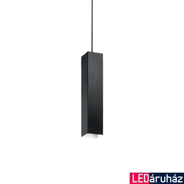 IDEAL LUX SKY függesztett lámpa GU10 foglalattal, max. 28W, 6x45 cm, fekete 126913