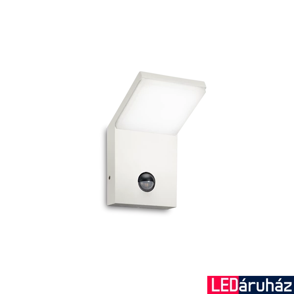 IDEAL LUX STYLE fali lámpa, mozgásérzékelővel, 4000K természetes fehér, 680 lm, 9,5W, beépített LED, szürke, 221519