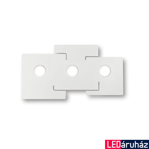 IDEAL LUX TOTEM fali/mennyezeti lámpa, max. 3x15W, GX53 foglalattal, fehér, 215761