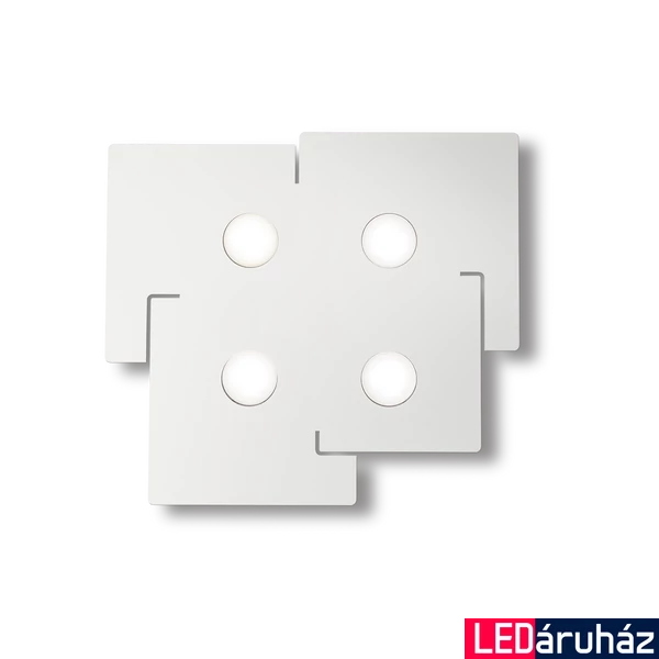 IDEAL LUX TOTEM fali/mennyezeti lámpa, max. 4x15W, GX53 foglalattal, fehér, 215778