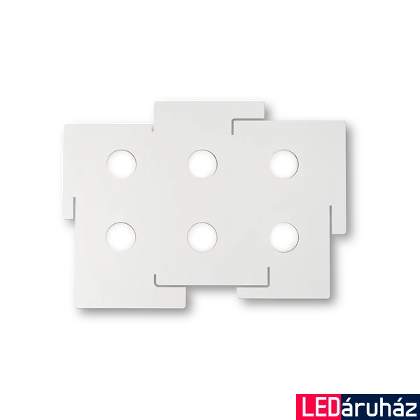 IDEAL LUX TOTEM fali/mennyezeti lámpa, max. 6x15W, GX53 foglalattal, fehér, 215785
