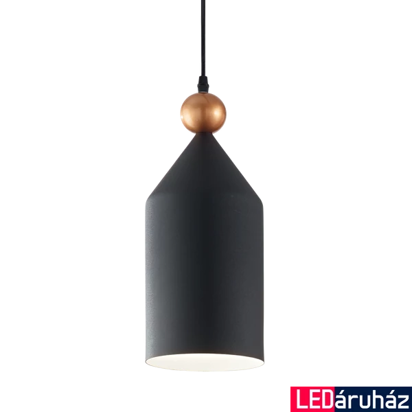 IDEAL LUX TRIADE-1 1 ágú függeszték, max. 1x42W, E27 foglalattal, fekete, 194684