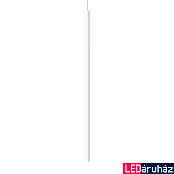 IDEAL LUX ULTRATHIN 1 ágú függeszték, 3000K melegfehér, 1000 lm, 11,5W, beépített LED, fehér, 194172