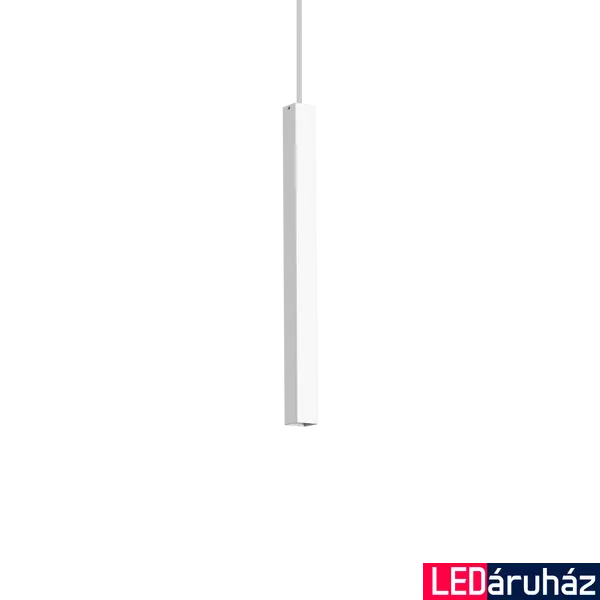 IDEAL LUX ULTRATHIN 1 ágú függeszték, 3000K melegfehér, 1000 lm, 11,5W, beépített LED, fehér, 194189