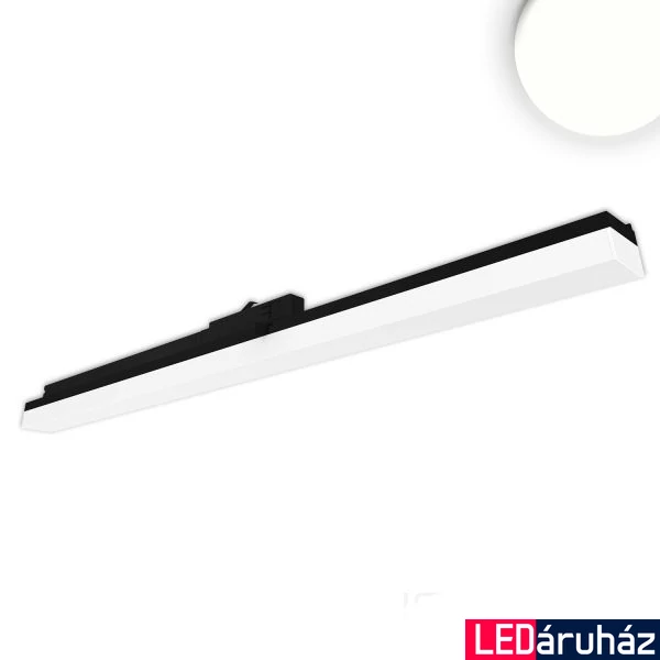 3 fázisú sínre szerelhető lineáris LED lámpa, 40W, 4200lm, 4000K természetes fehér, 1200mm, CRI95, IP20, fekete