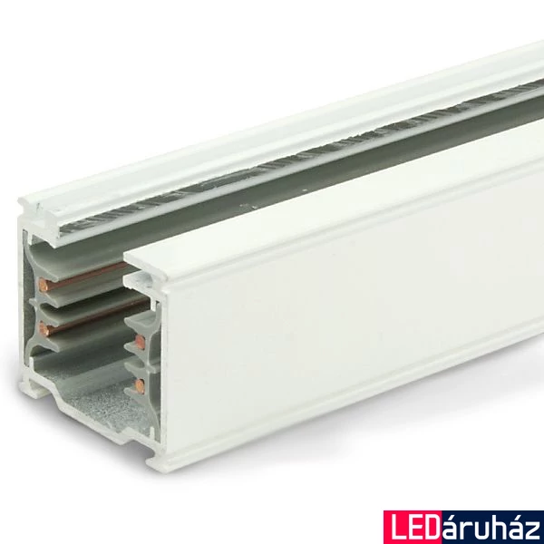 3 fázisú 'Classic' áramvezető sín, 2 m, fehér, LED üzletvilágítás rendszerhez (Eutrac, Nordic Global)
