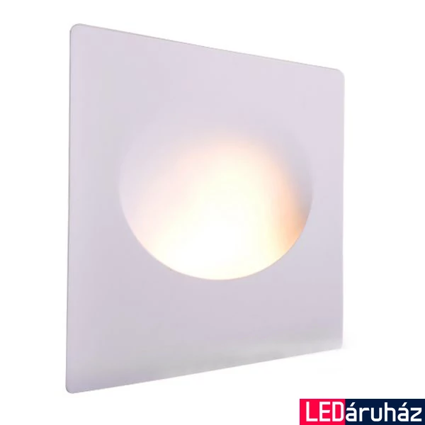 Fali gipsz süllyesztett festhető lámpatest – ovális megvilágítás, 290×350 mm - MR16, GU10 LED fényforrásokhoz