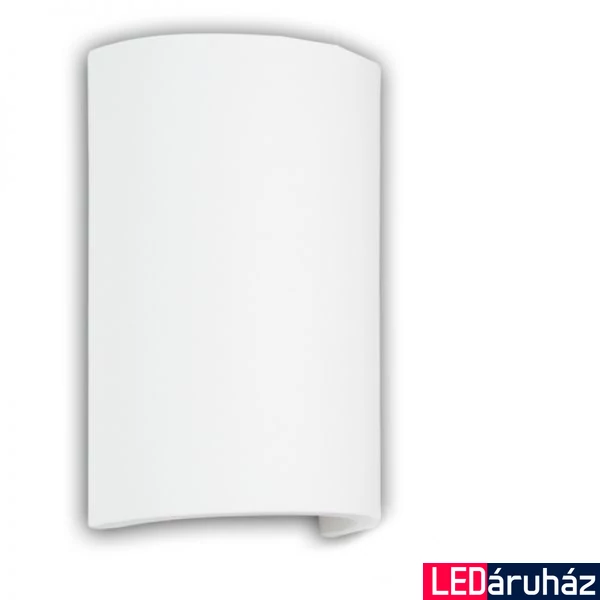 LED fali gipsz lámpa, íves, indirekt világítás - 2x3W CREE melegfehér LED