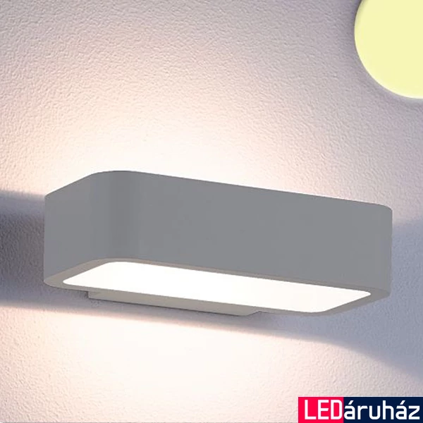 Falra szerelhető indirekt LED lámpa ezüst szín – 1×6W CREE melegfehér LED