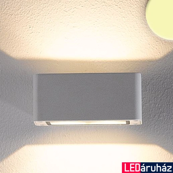 2 irányban világító LED fali lámpa fehér színben – 4×3W CREE melegfehér LED