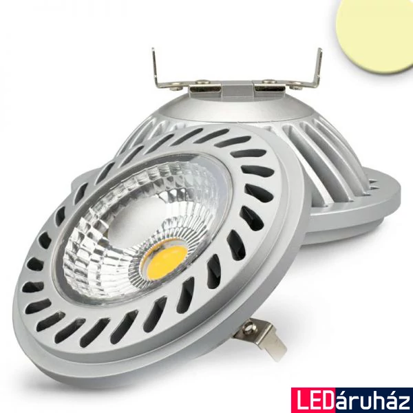 AR111 G53 spotlámpa COB, 15W, 800 lm, 3000K meleg fehér, 75°, 12V