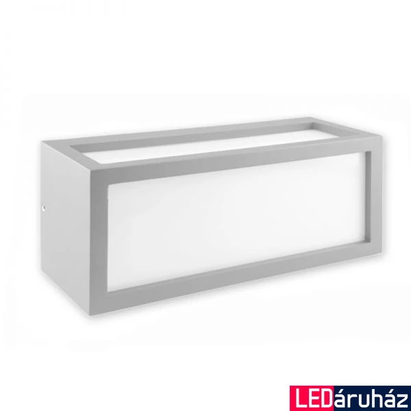 Kültéri falra szerelhető lámpa BOX-2 E27 foglalat, fehér