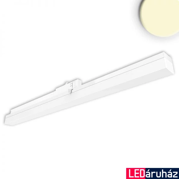 3 fázisú LED vonalfény, 20W, 1300 lm, 110°, fehér, 3000K melegfehér