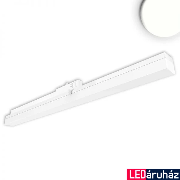 3 fázisú LED vonalfény, 20W, 1330 lm, 110°, fehér, 4000K természetes fehér