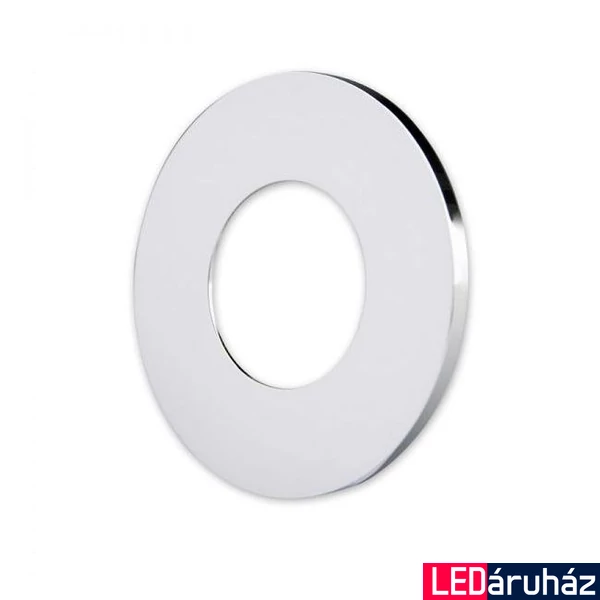 Fényes króm kör előlap vízálló IP65 LED spotlámpához