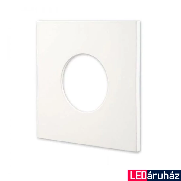 Matt fehér négyzet előlap vízálló IP65 LED spotlámpához