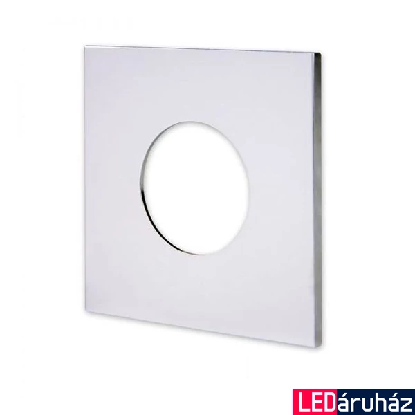 Fényes króm négyzet előlap vízálló IP65 LED spotlámpához