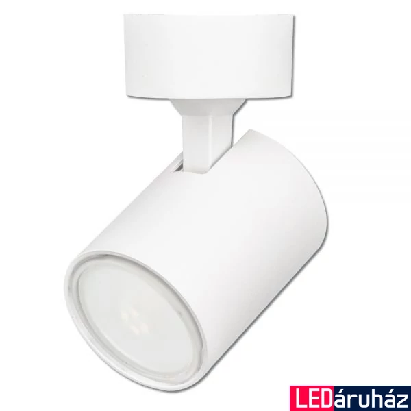 Fali/mennyezeti lámpa, GU10 foglalattal, IP20, 6cm átmérő, fehér