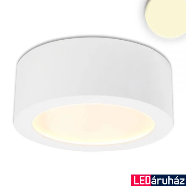 Kör alakú mennyezetre szerelhető LED lámpa, fehér, 12W, 600lm, 2700K melegfehér, CRI80, 120°, IP20, 14,6cm ámérő, fényerőszabályozható