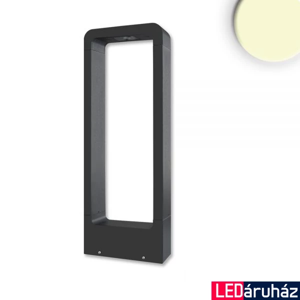 Kültéri LED állólámpa, 9W, 300lm, 3000K melegfehér, CRI81, IP54, 16x60x5,5cm, fekete
