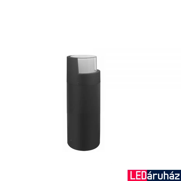 Kültéri LED állólámpa, 6W, 430lm, 3000K melegfehér, CRI81, IP54, 30x11cm, fekete