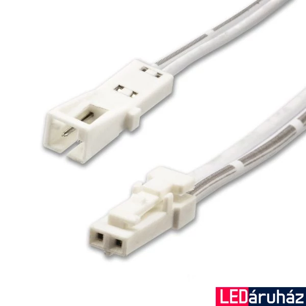 AmpSystem toldókábel, 100cm, APA-ANYA, 2 pólusú, fehér, max. 3A, IP20