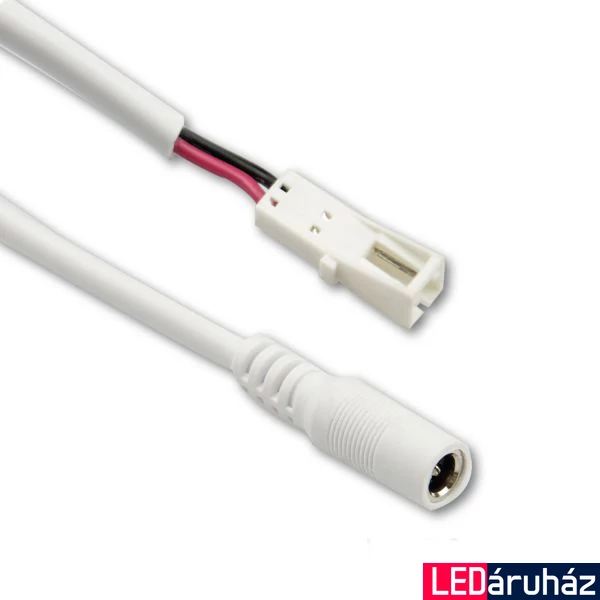 AmpSystem adapter kábel, JACK-AMP, 2 pólusú, max. 3A, IP20, fehér