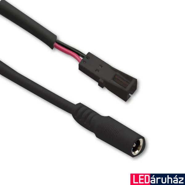 AmpSystem adapter kábel, JACK-AMP, 2 pólusú, max. 3A, IP20, fekete