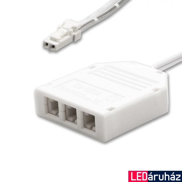 AmpSystem elosztó 3 párhuzamos kimenettel, max. 3,5A, 30cm, IP20, fehér