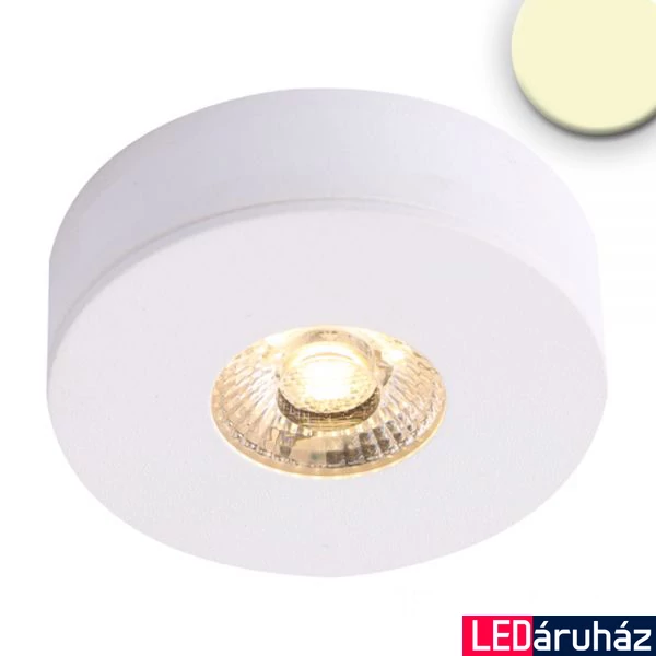 AmpSystem felületre szerelhető LED lámpa, 24V DC, 3W, 240lm, 3000K melegfehér, fehér, kör, IP42