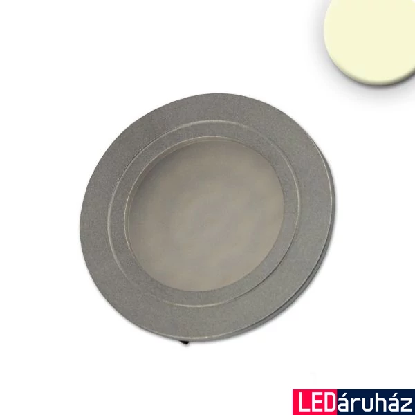 AmpSystem süllyeszthető LED bútorvilágító, 24V DC, 2W, 140lm, 3000K melegfehér, IP40, kör, fényerőszabályozható
