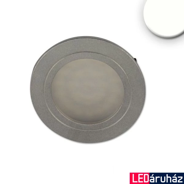 AmpSystem süllyeszthető LED bútorvilágító, 24V DC, 2W, 150lm, 4000K természetes fehér, IP40, kör káprázásmentes, fényerőszabályozható