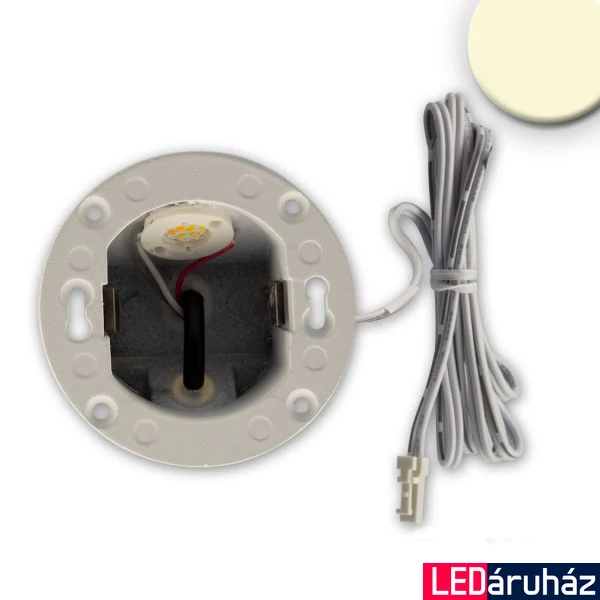 AmpSystem Sys-Wall süllyesztett LED fali lámpa, 24V DC, 3W, 120lm, 3000K melegfehér, IP44, fényerőszabályozható