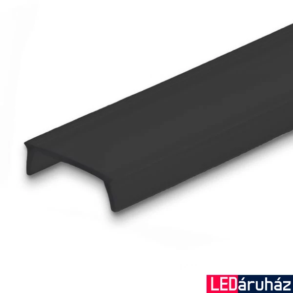 CV32 LED profil előlap, matt fekete, 2m