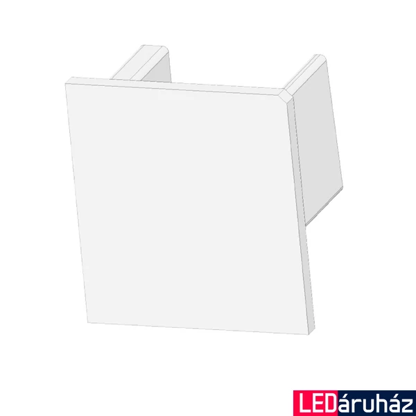 EC220 fehér végfedél  UP10 LED-es csempeprofilhoz