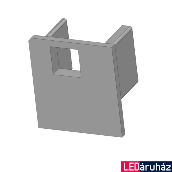 EC221 végfedél  UP10 LED csempeprofilhoz, kábelvezetéssel