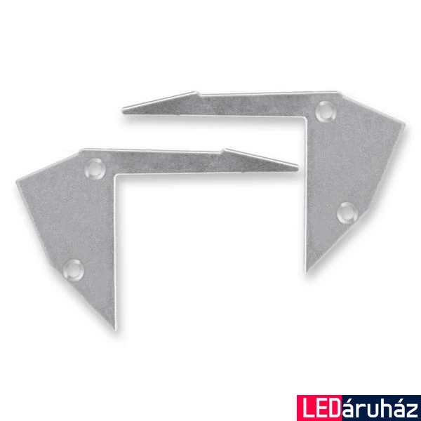 EC38 végzáró Stairs13 LED lépcsőprofilhoz, alumínium, 2db, csavarokkal