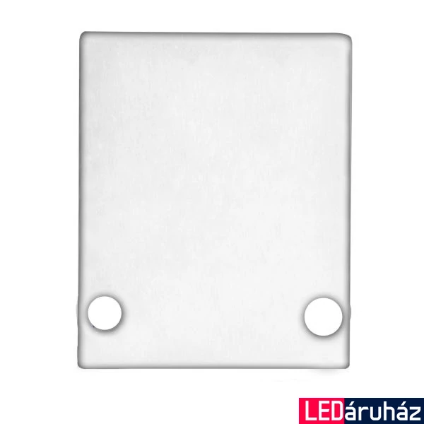EC89W végzáró Hide Single LED profilhoz, fehér, alumínium, csavarokkal