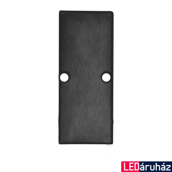 EC90B végzáró Hide Double LED profilhoz, alumínium, fekete, csavarokkal